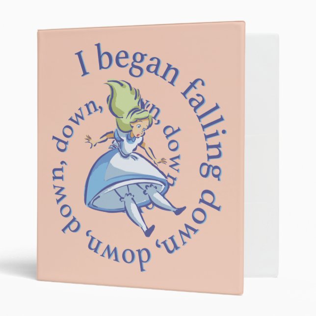 Alice | I Began Falling Down, Down, Down... Binder (Front/Inside)
