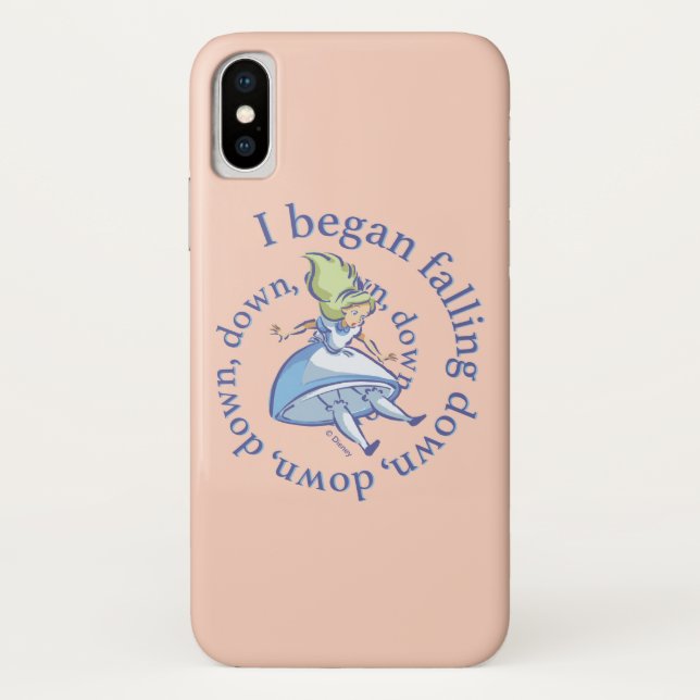 Alice | I Began Falling Down, Down, Down... Case-Mate iPhone Case (Back)