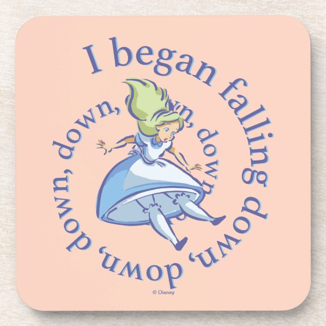 Alice | I Began Falling Down, Down, Down... Coaster (Front)