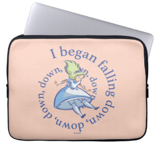 Alice   I Began Falling Down, Down, Down... Laptop Sleeve