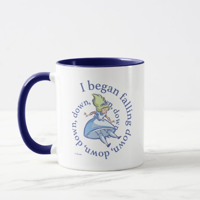 Alice | I Began Falling Down, Down, Down... Mug (Left)