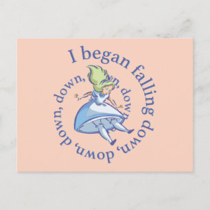 Alice   I Began Falling Down, Down, Down... Postcard