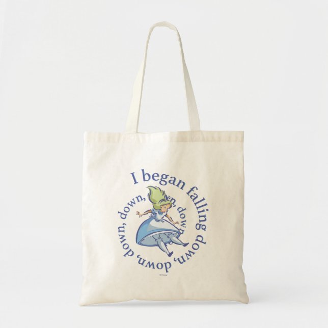 Alice | I Began Falling Down, Down, Down... Tote Bag (Front)