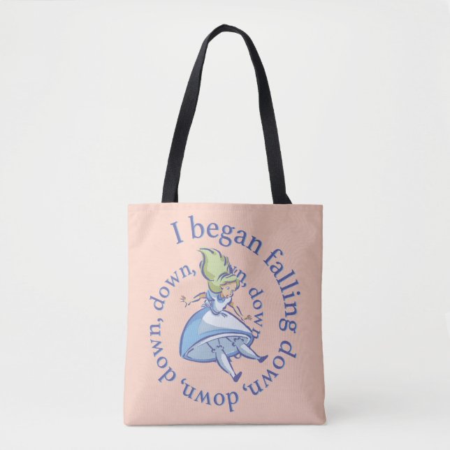 Alice | I Began Falling Down, Down, Down... Tote Bag (Front)