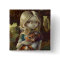 "Alice in a Da Vinci Portrait" Button