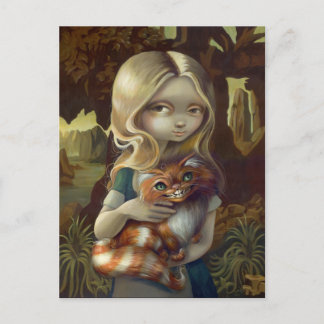 "Alice in a Da Vinci Portrait" Postcard