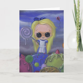 alice in candyland carte de voeux