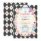 Alice In ONEderland Birthday Invitation Tea Party