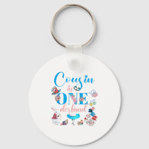 Alice In Onederland Family Cousin Of The Birthday  Keychain