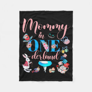Alice In Onederland Family Mommy Of The Birthday G Fleece Blanket
