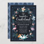 Alice in Onederland Kids 1st Birthday Invitation<br><div class="desc">Celebrate your child's magical birthday with this Alice in Onederland Kids 1st Birthday Design. This design is inspired by our vision of the classic book Alice in Wonderland by Lewis Carroll. You can customize this further by clicking on the "PERSONALIZE" button. For further questions please contact us at ThePaperieGarden@gmail.com.</div>