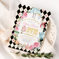 Alice in ONEderland Mad Hatter Tea Party Birthday