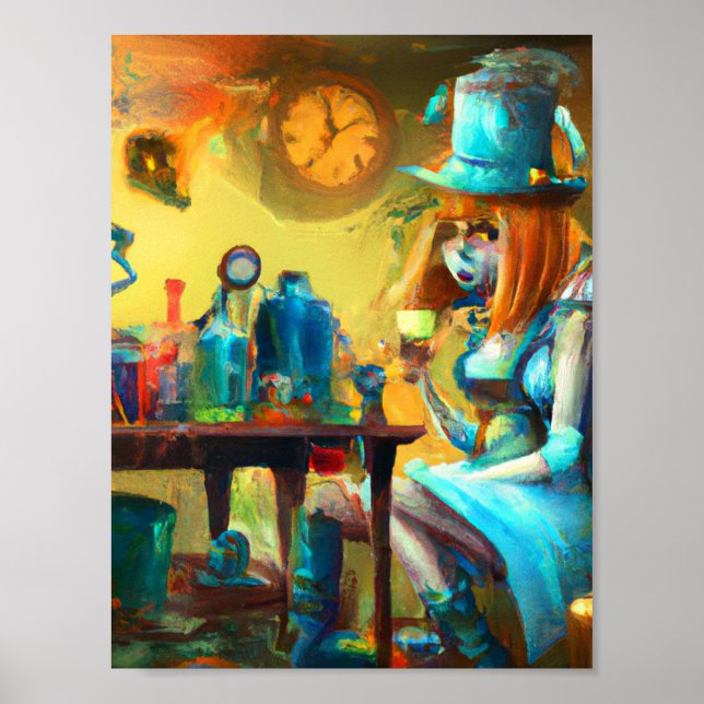 Alice in the Alchemy Lab Poster (Front)