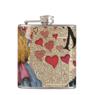 Alice in the Wonderland Eat Me Muffin Hip Flask
