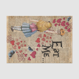 Alice in the Wonderland Eat Me Muffin Tissue Paper
