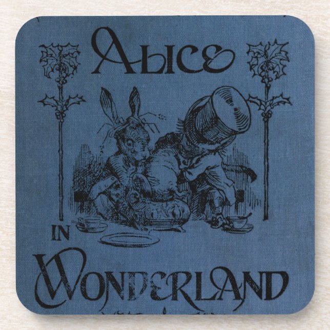 Alice in Wonderland 1905 book cover Coaster (Front)