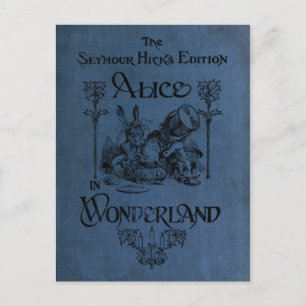 Alice in Wonderland 1905 book cover Postcard