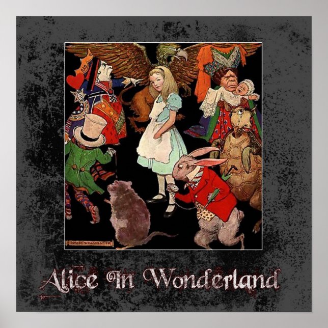 Alice In Wonderland 1 Poster (Devant)