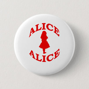 Alice In Wonderland 2 Inch Round Button