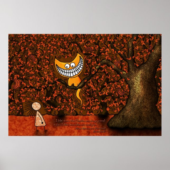 Alice in Wonderland - A Cheshire Cat Poster (Front)