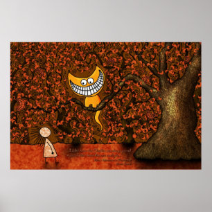 Alice in Wonderland - A Cheshire Cat Poster