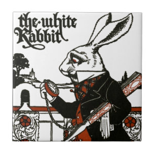 Alice In Wonderland; A Play. The White Rabbit Tile