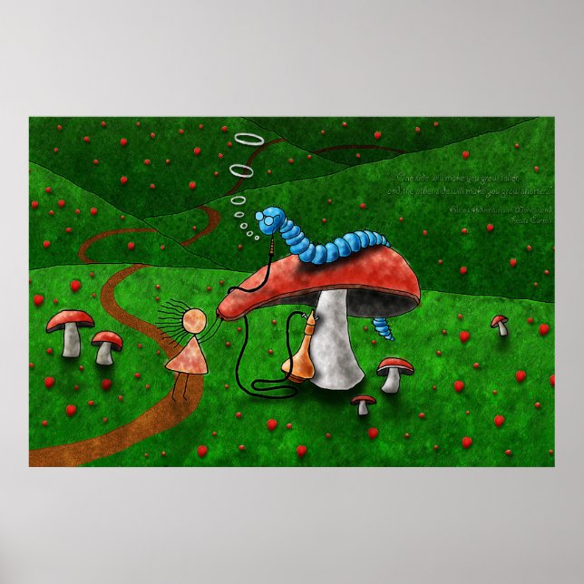 Alice in Wonderland - Advice From A Caterpillar Poster (Front)