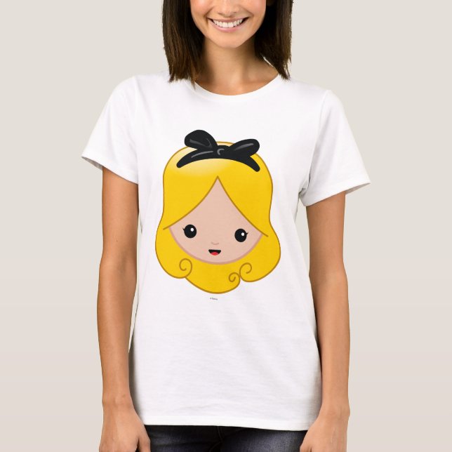 Alice in Wonderland | Alice Emoji 2 T-Shirt (Front)