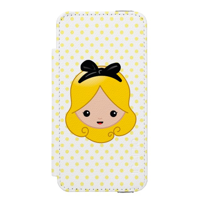Alice in Wonderland | Alice Emoji Incipio iPhone Wallet Case (Folio Front)