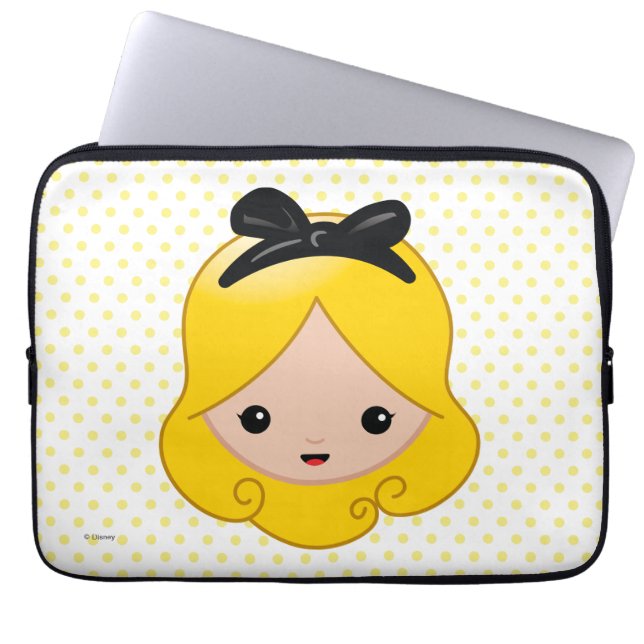 Alice in Wonderland | Alice Emoji Laptop Sleeve (Front)