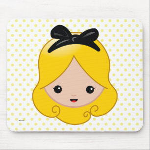 Alice in Wonderland   Alice Emoji Mouse Pad