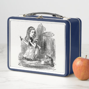 Alice in Wonderland - Alice Finds the Golden Crown Metal Lunch Box
