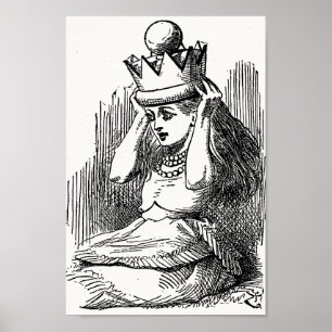 Alice in Wonderland - Alice Finds the Golden Crown Poster