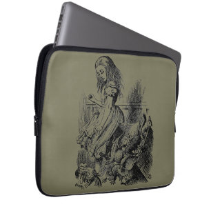 Alice in Wonderland – Alice im Wunderland khaki Laptop Sleeve