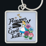 Alice In Wonderland | Alice & The Flowers Keychain<br><div class="desc">Checkout this design from Disney's Alice In Wonderland featuring Alice and the flowers.</div>