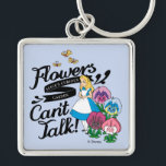 Alice In Wonderland | Alice & The Flowers Keychain<br><div class="desc">Checkout this design from Disney's Alice In Wonderland featuring Alice and the flowers.</div>