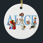 Alice in Wonderland and Friends Ceramic Ornament<br><div class="desc">Alice in Wonderland and Friends,  including the Mad Hatter,  the Queen of Hearts,  the Cheshire Cat,  the White Rabbit,  the Caterpillar,  the Duchess and the Cardmen.</div>