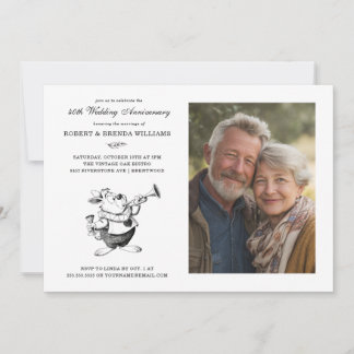 Alice in Wonderland Anniversary - Photo Invitation