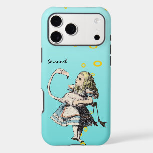 Alice In Wonderland Aqua Flamingo