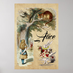  Alice in Wonderland Art Print, Herald - ALICE Poster