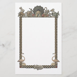 Alice In Wonderland Art Stationery, David Delamare Stationery