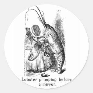 Alice in Wonderland Art Stickers in 2 Sizes