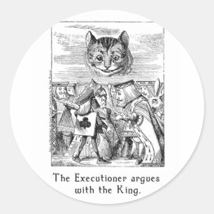 Alice in Wonderland Art Stickers in 2 Sizes