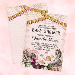 Alice in Wonderland Baby Shower Invitation<br><div class="desc">Dreamy and beautiful invitations that are sure to wow your guests!</div>