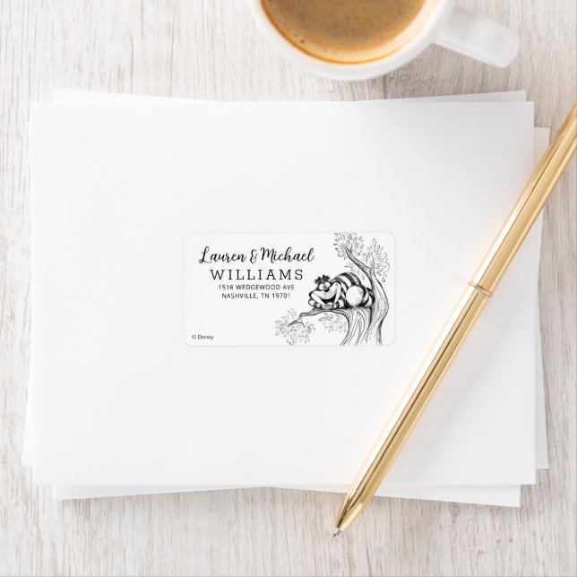 Alice in Wonderland Baby Shower Label (Insitu)