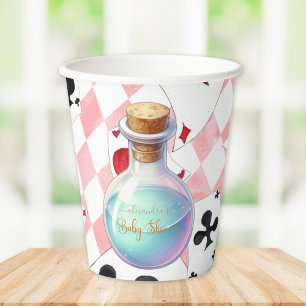 Alice in Wonderland Baby Shower Paper Cups