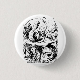 Alice in Wonderland Badge 1 Inch Round Button