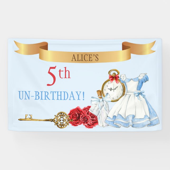 Alice in Wonderland Banner (Horizontal)