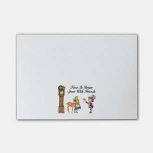 Alice In Wonderland Better With Friends Post-it Notes