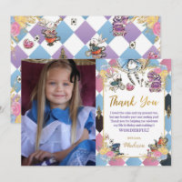 Alice in Wonderland Birthday Photo Picture